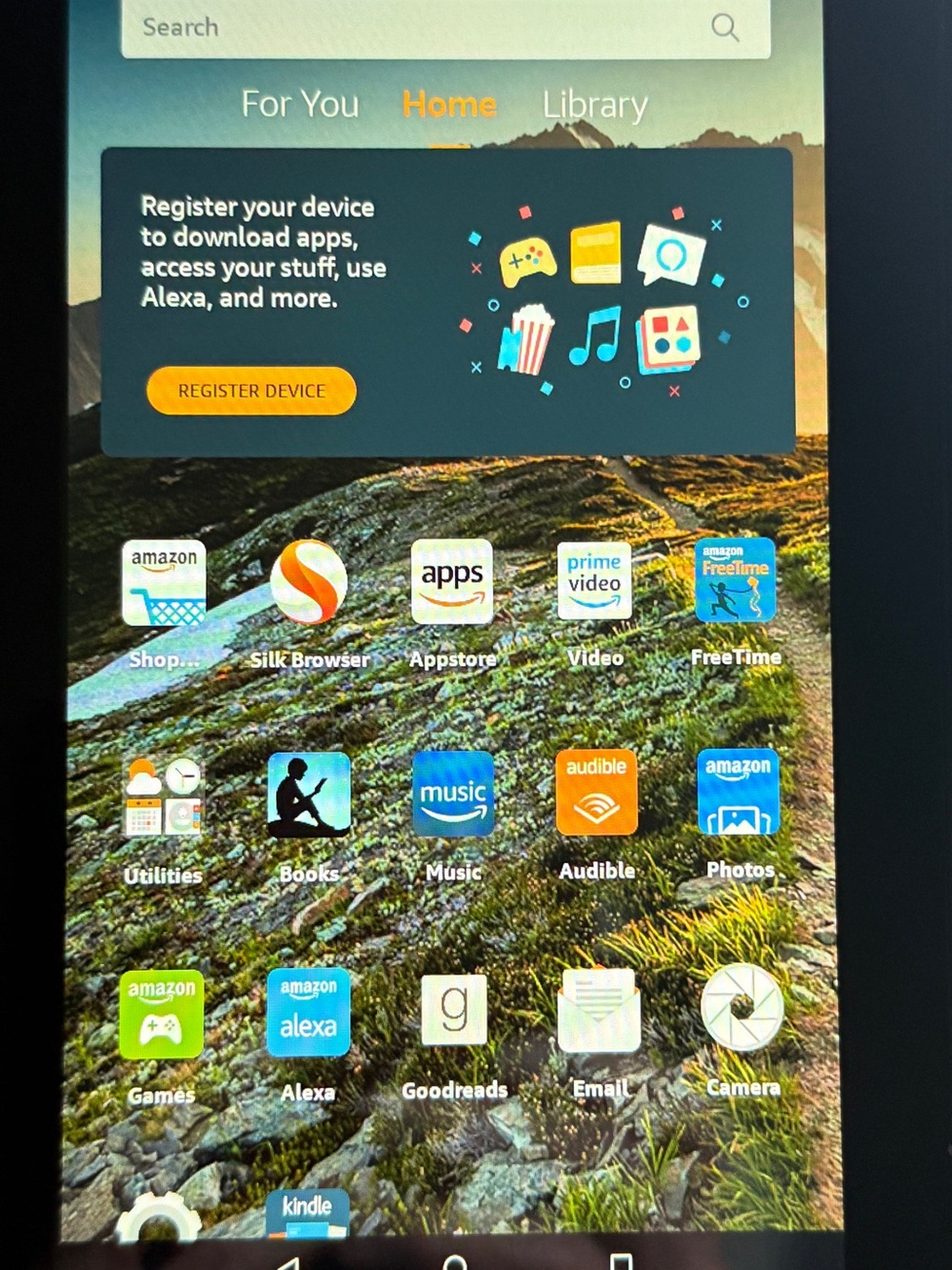 Amazon Fire Tablet 5th Gen — Black bezel Excellent Condition